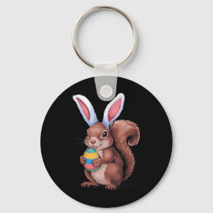 Chaveiro Esquilo Com Coelhinhos Ouvem Páscoas Engraçadas Me
