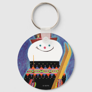 Chaveiro Esquis para o boneco de neve