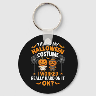 Chaveiro Esse É Meu Fantasia De Halloween Eu Trabalhei Duro
