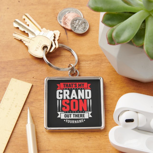 Chaveiro Esse é meu neto lá fora, beisebol (Mesa)