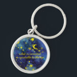 CHAVEIRO ESTÁ A FALAR A CITAÇÃO DO PRINCÍPIO<br><div class="desc">"E agora aqui está o meu segredo,  um segredo muito simples: É apenas com o coração que se pode ver corretamente; o essencial é invisível aos olhos." — Antoine de Santo-Exupéry,  O Pequeno Príncipe</div>