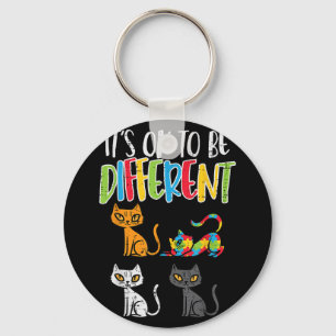 Chaveiro Está Certo Ser Diferente Do Autismo Gato-Quebra-ca