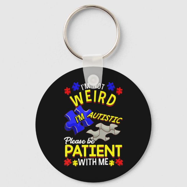 Chaveiro Esta design de consciência do autismo é um excelen (Frente)