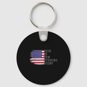 Chaveiro Esta É A Camiseta Turning Int Bandeira Dos EUA Par