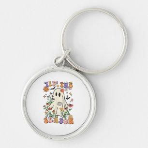 Chaveiro Esta É A Época Da Festa De Retro Halloween Uma Ten