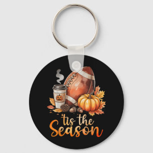 Chaveiro Esta É A Época De Futebol Pumpkin Spice outono