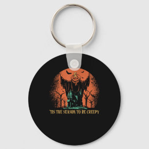 Chaveiro Esta É A Época De Ser Pumpkin Assustador
