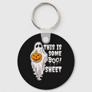 Chaveiro Esta É A Folha De Boo Ghost Retro Halloween Costum
