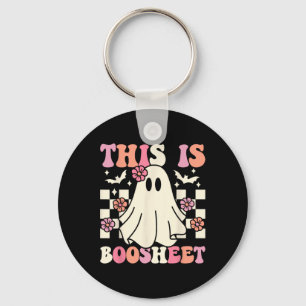 Chaveiro Esta É A Folha De Boo Halloween Ghost Costume Retr