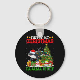 Chaveiro Esta É A Minha Árvore De Natal Pajamas Orca Lighti
