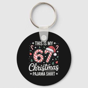 Chaveiro Esta é Minha 67 Camisa de Natal 67 Meme Geração Al
