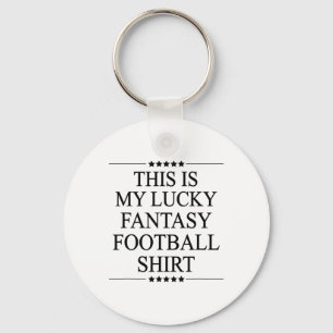 Chaveiro Esta é Minha Camisa de Futebol de Fantasia da Sort