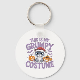 Chaveiro Esta é minha fantasia rabugenta - Design engraçada