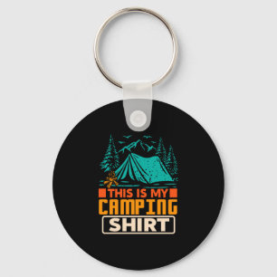 Chaveiro Esta é uma camisa de camping engraçada de campista