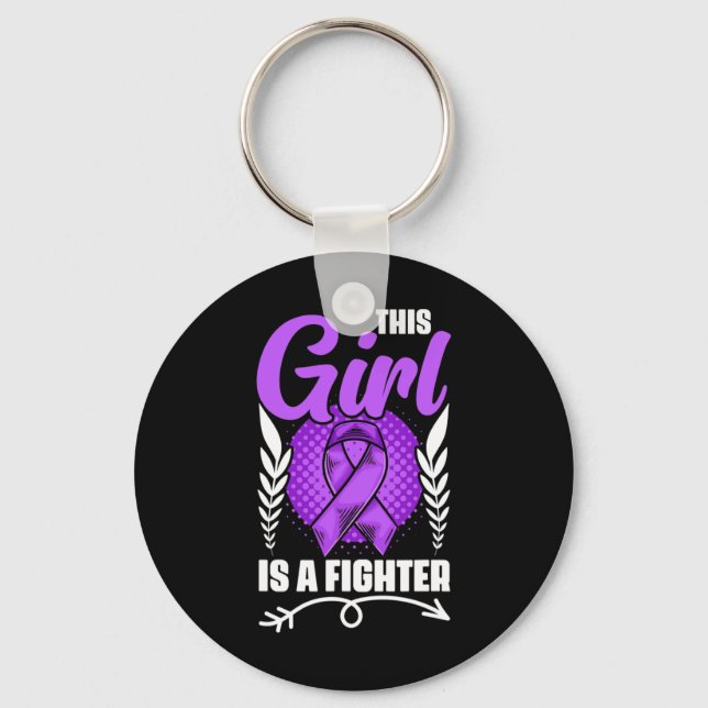 Chaveiro Esta Garota É Uma Epilepsia Sobrevivente Epilepsia (Frente)