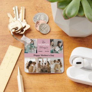 Chaveiro Esta Mamãe Pertence A - Foto Personalizada