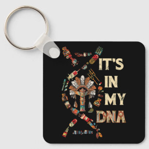 Chaveiro Está no meu DNA Nativo Americano Está no meu DNA N