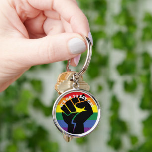 Chaveiro Está Tudo Bem Dizer Gay Trans Direitos e Igualdade