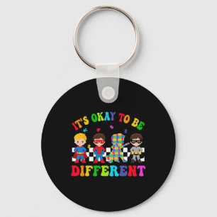 Chaveiro Está tudo bem ser diferentes Super Crianças Hero A