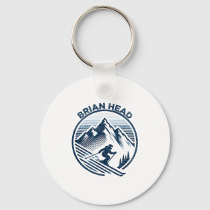 Chaveiro estação de esqui de Brian head utah esqui no inver