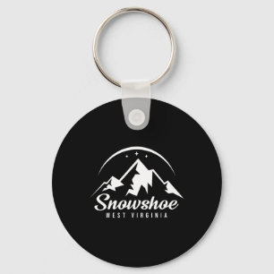 Chaveiro Estação de esqui Snowshoe West Virginia Esqui Snow