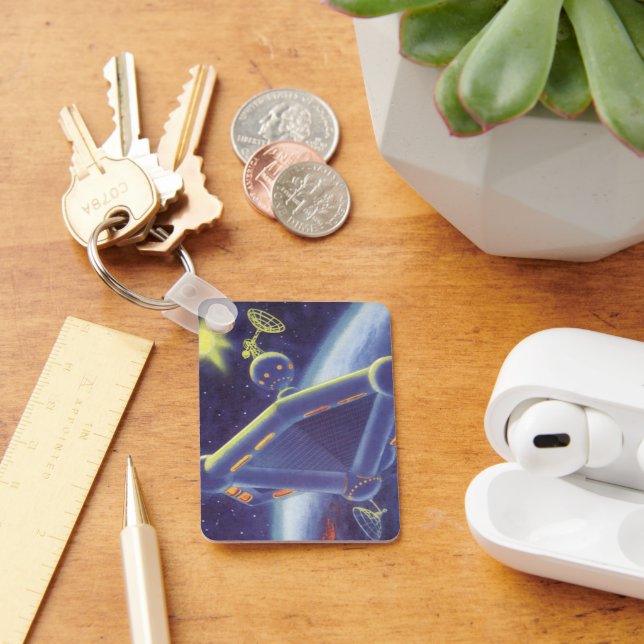 Chaveiro Estação Espacial Orbitando Ficção Científica Vinta (Mesa)