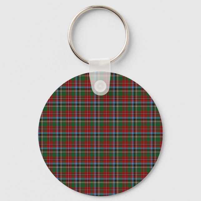 Chaveiro Estado da Carolina do Norte Tartan (Frente)
