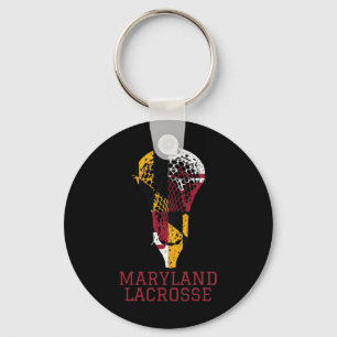 Chaveiro Estado De Maryland Flag Lacrosse Team Player Lax C