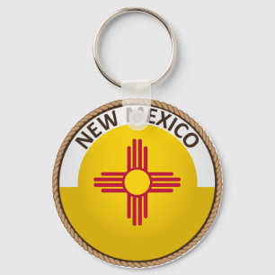 Chaveiro Estado de selo da bandeira de New mexico