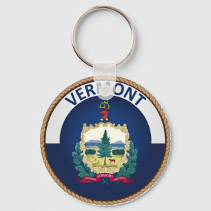 Chaveiro Estado de selo da bandeira de Vermont