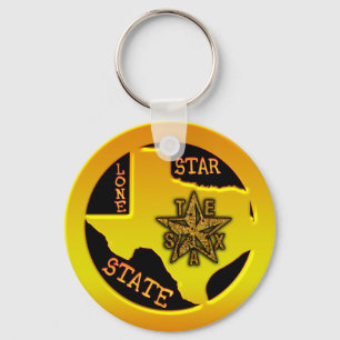 Chaveiro Estado do Texas Lone Star