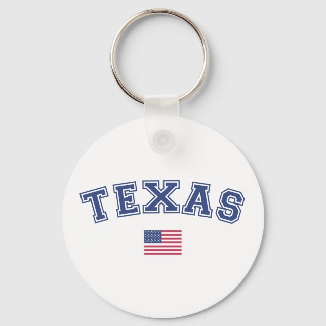 Chaveiro Estado do Texas USA Flag (Frente)