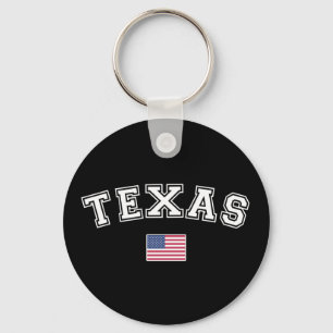 Chaveiro Estado do Texas USA Flag