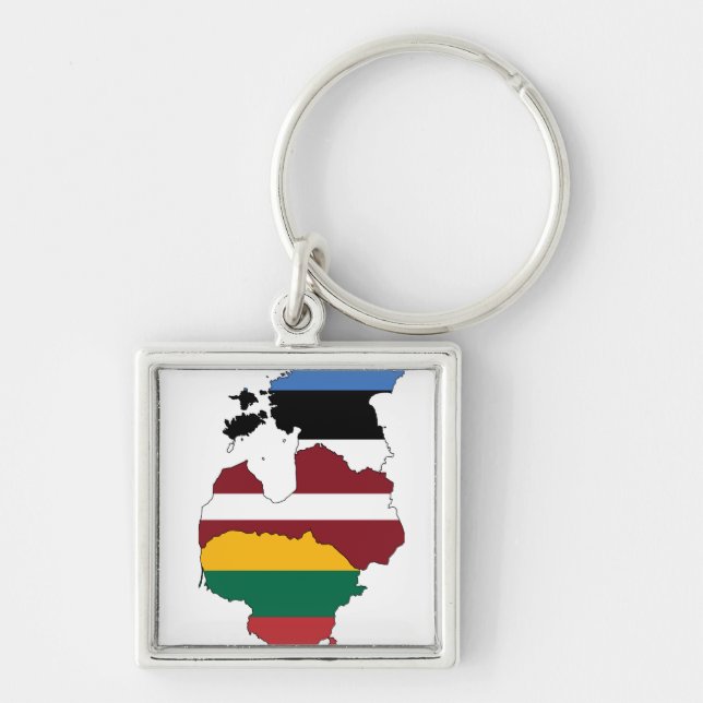 Chaveiro Estados Bálticos (Frente)