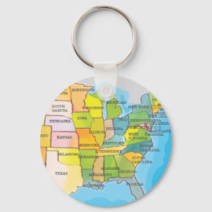 Chaveiro Estados Unidos Da América