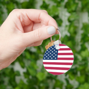 Chaveiro Estados Unidos da América bandeira EUA patriota