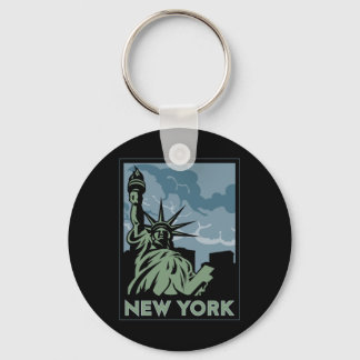 Chaveiro estados unidos de nova iorque eua vintage retro vi