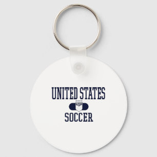Chaveiro Estados Unidos Futebol Universitário Vermelho Uswn