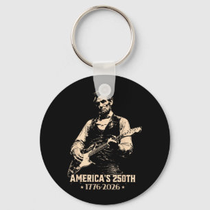 Chaveiro Estados Unidos Vintage 250 Aniversário Abe Lincoln