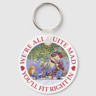 Chaveiro Estamos todos muito loucos, você vai Ajustado!