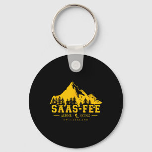 Chaveiro Estância de esqui da Suíça Saas-fee Esqui alpino S