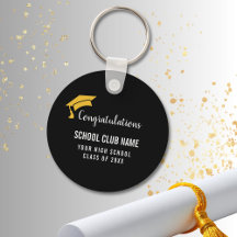 Estandarte de formatura personalizado preto