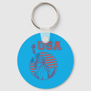 Chaveiro Estátua Americana da Liberdade Patriótica