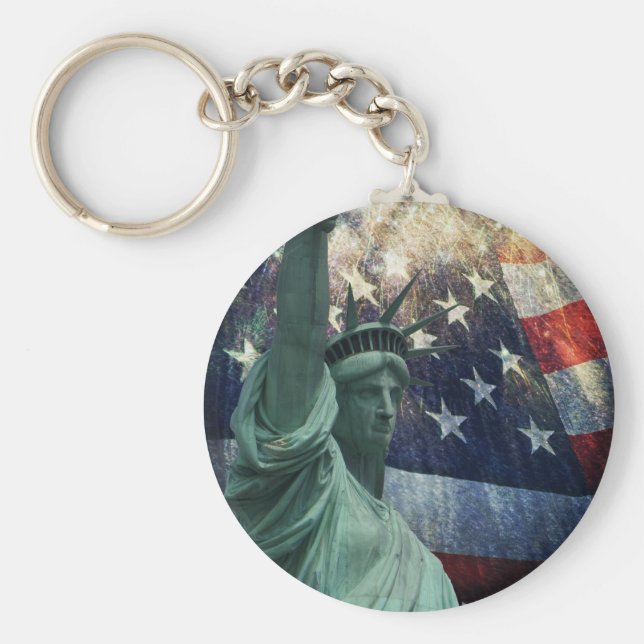 Chaveiro Estátua da Liberdade (Frente)