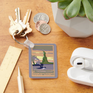 Chaveiro Estátua da liberdade, Nova Iorque, viagens vintag