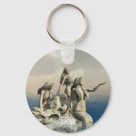 Chaveiro Estátua de Sereia. Personalizável