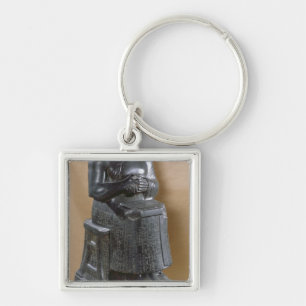Chaveiro Estátua decapitado do príncipe Gudea como