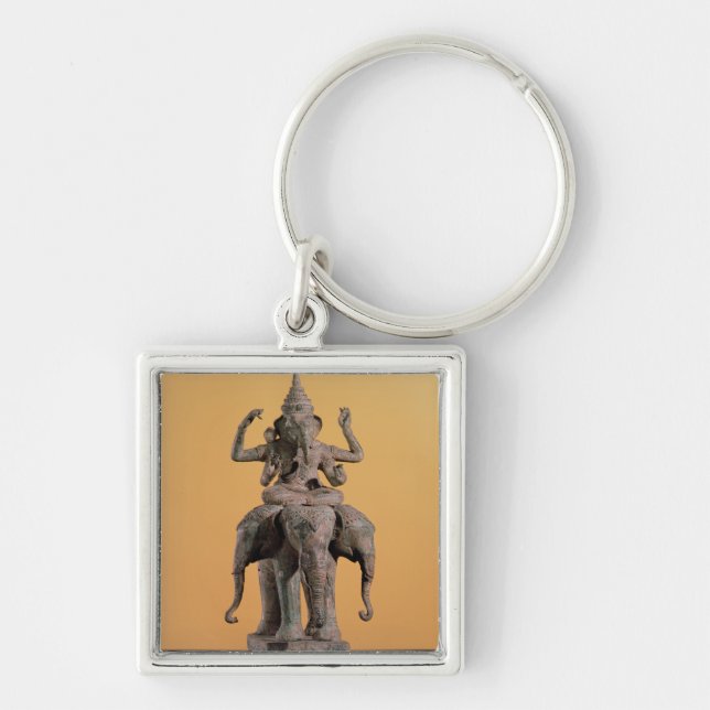Chaveiro Estátua do deus Hindu Ganesh (Frente)