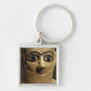 Chaveiro Estatueta do worsh de Ebih-IL do oficial ou do
