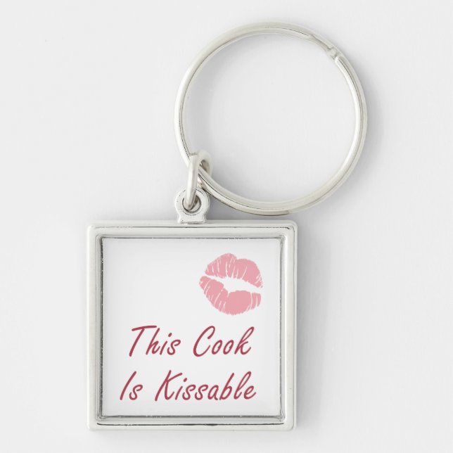 Chaveiro Este Cook é Kissable (Frente)